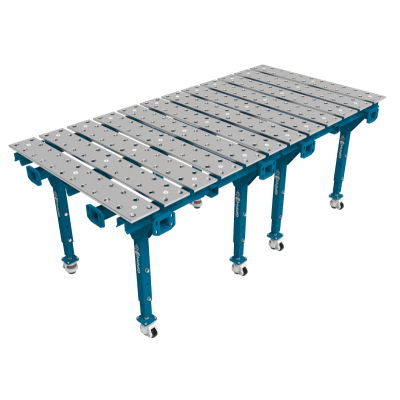 Modulært svejsebord, dobbelt 2400x1200 mm