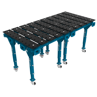 Modulært sveisebord, dobbelt, nitrert 2000x1000 mm