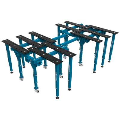 Modularer Set mit großer Arbeitsplatte, nitriert 2630x1770 mm