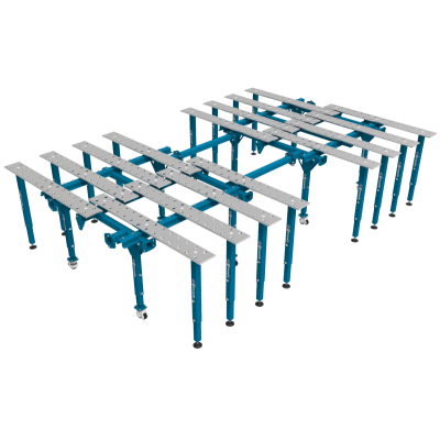 Modulaire set met een groot werkblad 4000x2670 mm