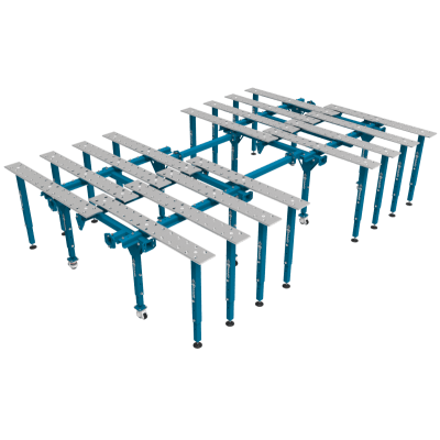 Modularer Set mit großer Arbeitsplatte 4000x2670 mm