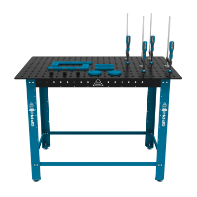 Metināšanas un montāžas galds ar instrumentu komplektu DIY nr. 2