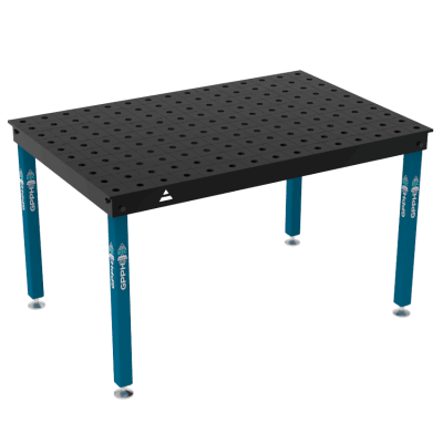 Welding table BASIC Size - 1500x1000mm, Grid - 100x100mm, System - Φ28, Legs - On feet