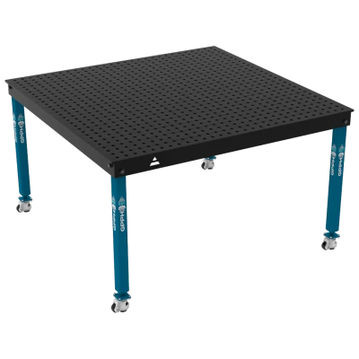 Table de soudage BASIC Taille - 1500x1480mm, Grille - 50x50mm, Système - Φ16, Pieds - Sur roues