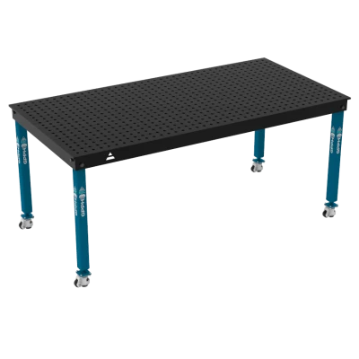 Lastafel BASIC Maat - 2000x1000mm, Rooster - 50x50mm, System - Φ16, Poten - Op wielen