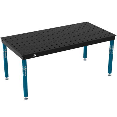 Welding table BASIC Size - 2000x1000mm, Grid - 100x100mm, System - Φ28, Legs - On feet