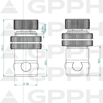 Snel spanbout ECOPLUS system 28 Technische tekening Snel spanbout ECOPLUS system 28 Technische tekening