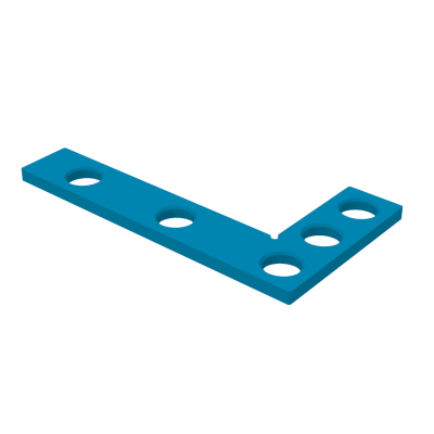 Angle precision square (flat) 275x150mm, System - Φ28, Series - PLUS