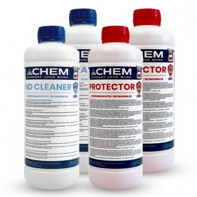 Set chemischer Produkte 2x HD Cleaner 2x Protector GPPH CHEM