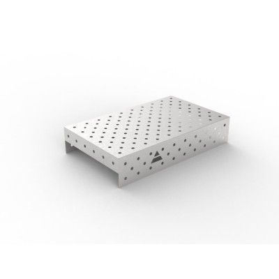 Stainless steel cover 1000x600, fi16, tinklelis diagonalinis