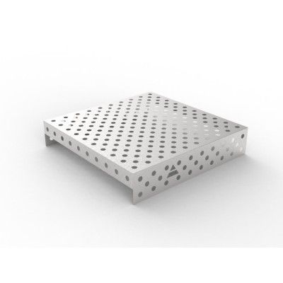 Roestvrijstalen deksel 1000x1000 grid diagonaal, fi28