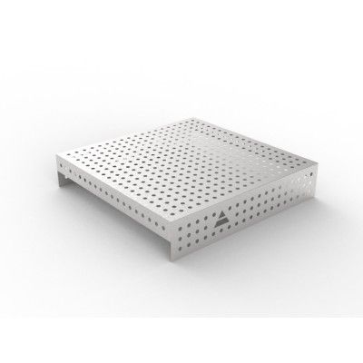 Recouvrement en acier inoxydable 1000x1000 grille 50x50, fi16