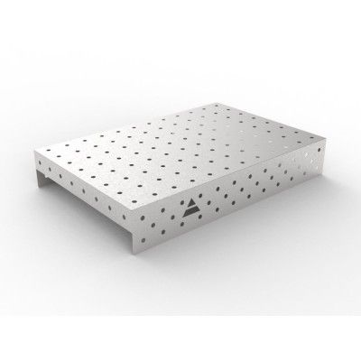 Recouvrement en acier inoxydable 1200x800 grille 100x100, fi16