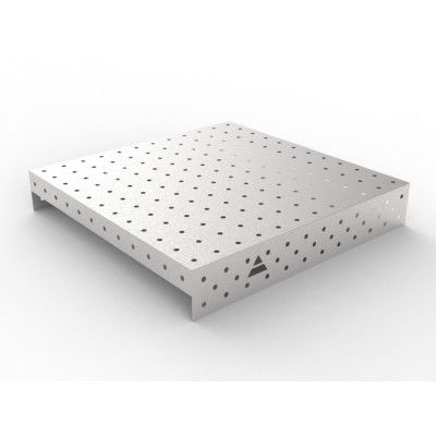 Dæksel i rustfrit stål 1200x1200 grid 100x100, fi16