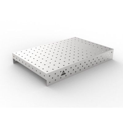 Recouvrement en acier inoxydable 1500x1000 grille 100x100, fi16