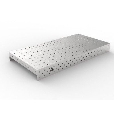 Recouvrement en acier inoxydable 2000x1000 grille 100x100, fi16