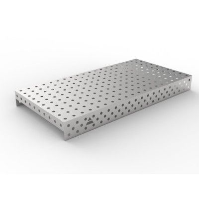 Stainless steel cover 2000x1000 grid 100x100, fi28