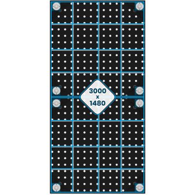 Svejsebord med ribber 3000 x 1480 mm