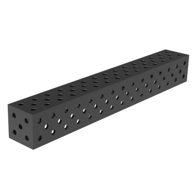 Bloco de ligação para soldadura 1500x200x200mm, diagonal, Sistema - Φ28,