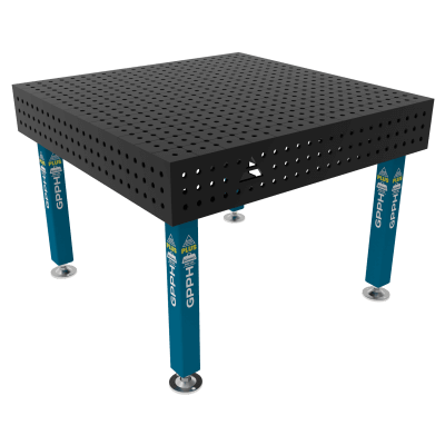 Kaynak masası PLUS Izgara - 50x50mm, Sistem - Φ16, Boyut - 1200x1200mm, Bacaklar - Ayaklarda