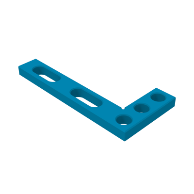 Angle precision square (flat) 320x150mm, System - Φ28, Series - EXPERT