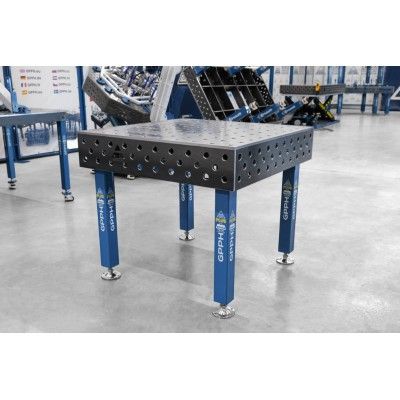 Welding table PLUS Size - 1000x1000mm, Grid - 100x100mm, System - Φ28