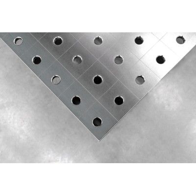 Svejsebord PRO Gitter - 100x100mm, System - Φ28, Størrelse - 1500x1480mm