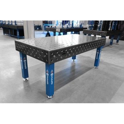 Mesa de soldadura PRO Cuadrícula - 100x100mm, Sistema - Φ28, Tamaño - 2000x1000mm