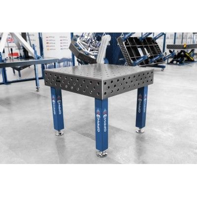 Welding table PRO Size - 1000x1000mm, Grid - 100x100mm, System - Φ28