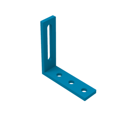 Suporte angular 185x175mm, Sistema - Φ16, Série - PLUS