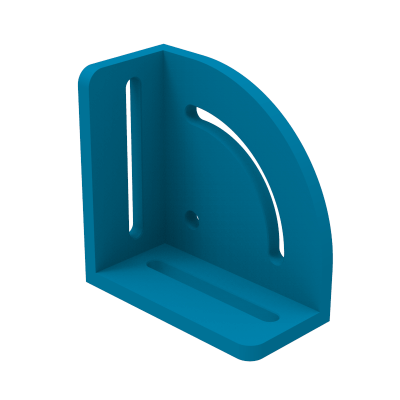 Suporte angular 200x200mm, Sistema - Φ28, Série - PRO