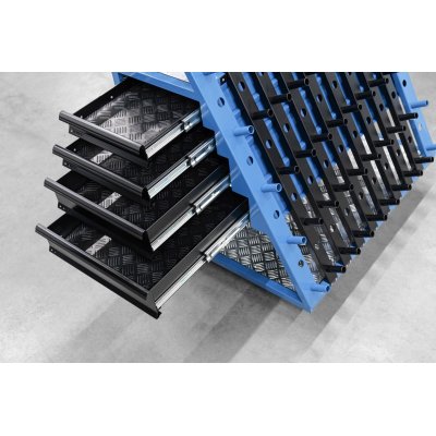 GPPH L tool trolley with drawer set