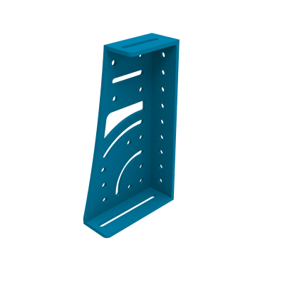 Suporte angular 275x500x175x100mm, Sistema - Φ16, Série - PLUS