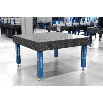 Table de soudage PRO Grille - 100x100mm, Système - Φ28, Taille - 1500x1480mm Table de soudage PRO Grille - 100x100mm, Système - Φ28, Taille - 1500x1480mm