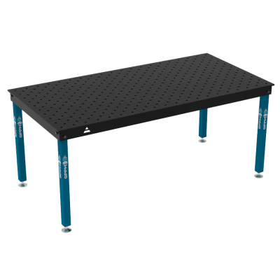 Sveisebord BASIC Størrelse - 2000x1000mm, System - Φ16, Ben - På føttene, Rutenett - diagonal
