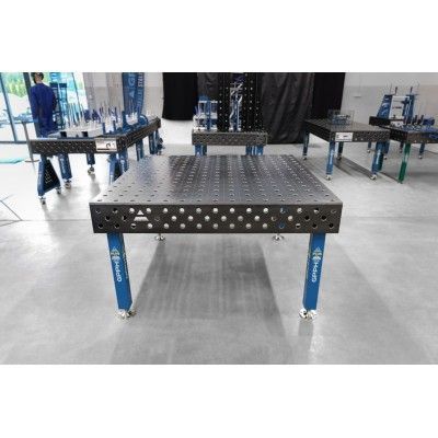 Svejsebord PLUS Gitter - 100x100mm, System - Φ28, Størrelse - 1500x1480mm