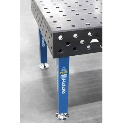 Svejsebord PLUS Gitter - 100x100mm, System - Φ28, Størrelse - 2000x1000mm