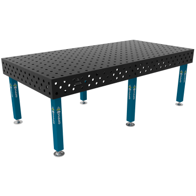 Kaynak masası PLUS Izgara - 100x100mm, Sistem - Φ28, Boyut - 2400x1200mm, Bacaklar - Ayaklarda Kaynak masası PLUS Izgara - 100x100mm, Sistem - Φ28, Boyut - 2400x1200mm, Bacaklar - Ayaklarda