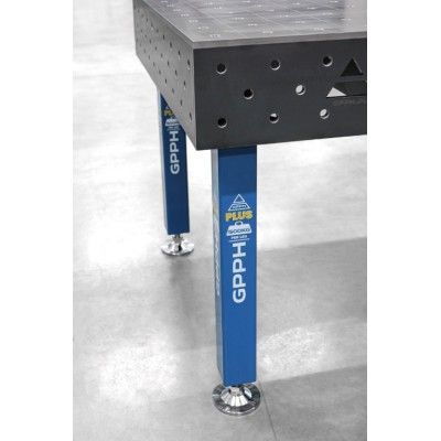 Svejsebord PLUS Gitter - 100x100mm, System - Φ16, Størrelse - 2000x1000mm