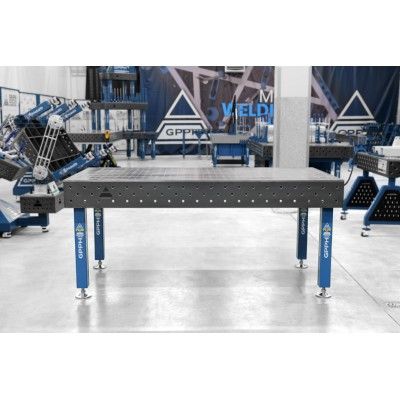 Svejsebord PLUS Gitter - 100x100mm, System - Φ16, Størrelse - 2000x1000mm