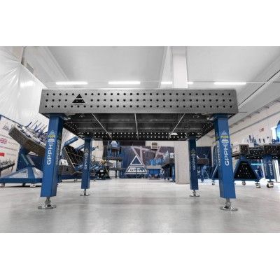 Svejsebord PLUS Gitter - 50x50mm, System - Φ16, Størrelse - 1500x1000mm