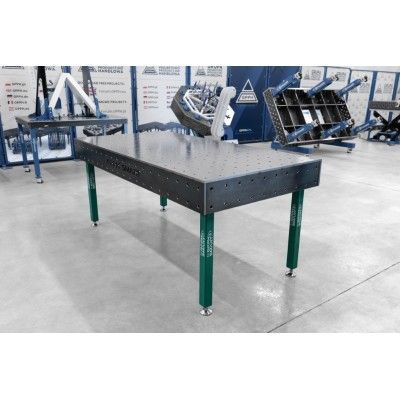 Svejsebord SMART Gitter - 100x100mm, System - Φ16, Størrelse - 2000x1000mm, Bordplade - 12mm