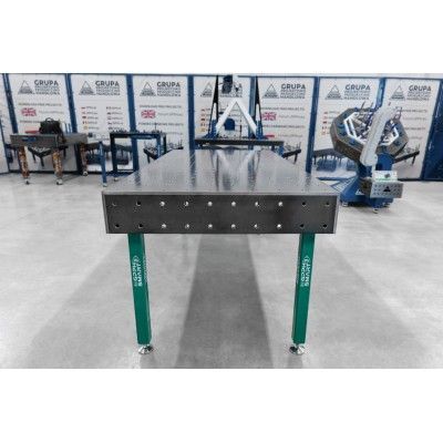 Svejsebord SMART Gitter - 100x100mm, System - Φ16, Størrelse - 2000x1000mm, Bordplade - 12mm