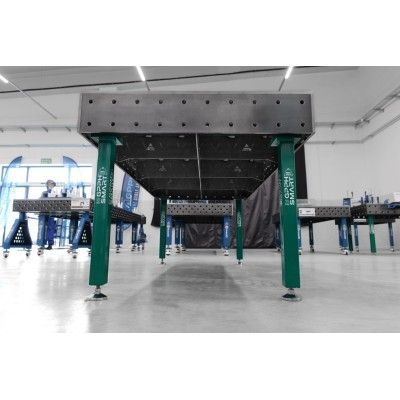 Sveisebord SMART Rutenett - 100x100mm, System - Φ16, Størrelse - 2000x1000mm, Bordplate - 12mm