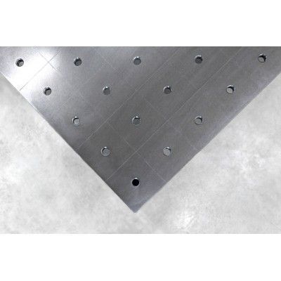 Sveisebord SMART Rutenett - 100x100mm, System - Φ16, Størrelse - 2400x1200mm, Ben - På føttene, Bordplate - 12mm Sveisebord SMART Rutenett - 100x100mm, System - Φ16, Størrelse - 2400x1200mm, Ben - På føttene, Bordplate - 12mm