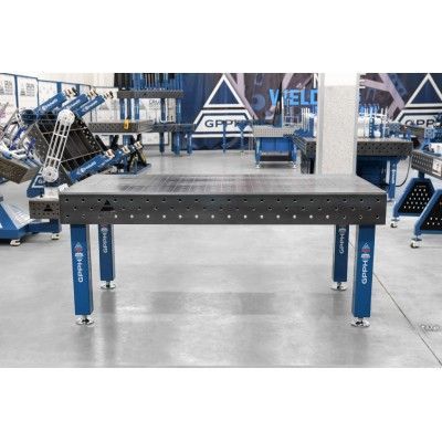 Welding table PRO Grid - 100x100mm, System - Φ16, Size - 2000x1000mm Welding table PRO Grid - 100x100mm, System - Φ16, Size - 2000x1000mm