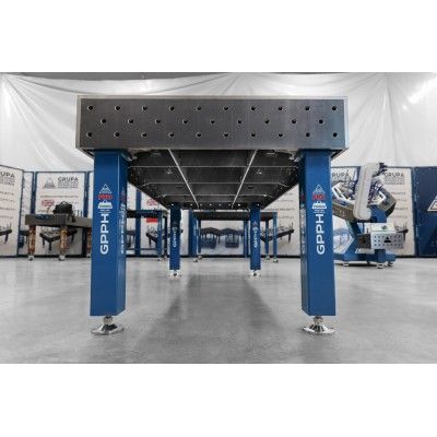 Welding table PRO Grid - 100x100mm, System - Φ16, Size - 2000x1000mm Welding table PRO Grid - 100x100mm, System - Φ16, Size - 2000x1000mm