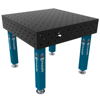 Table de soudage PRO Taille - 1000x1000mm, Grille - 100x100mm, Système - Φ16, Pattes - Sur les pieds