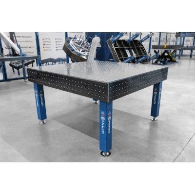 Metināšanas galds PRO Tīkls - 50x50mm, Sistēma - Φ16, Izmērs - 1500x1480mm