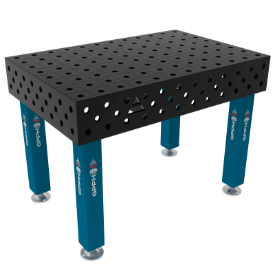 Table de soudage PRO Taille - 1200x800mm, Grille - 100x100mm, Système - Φ28, Pattes - Sur les pieds